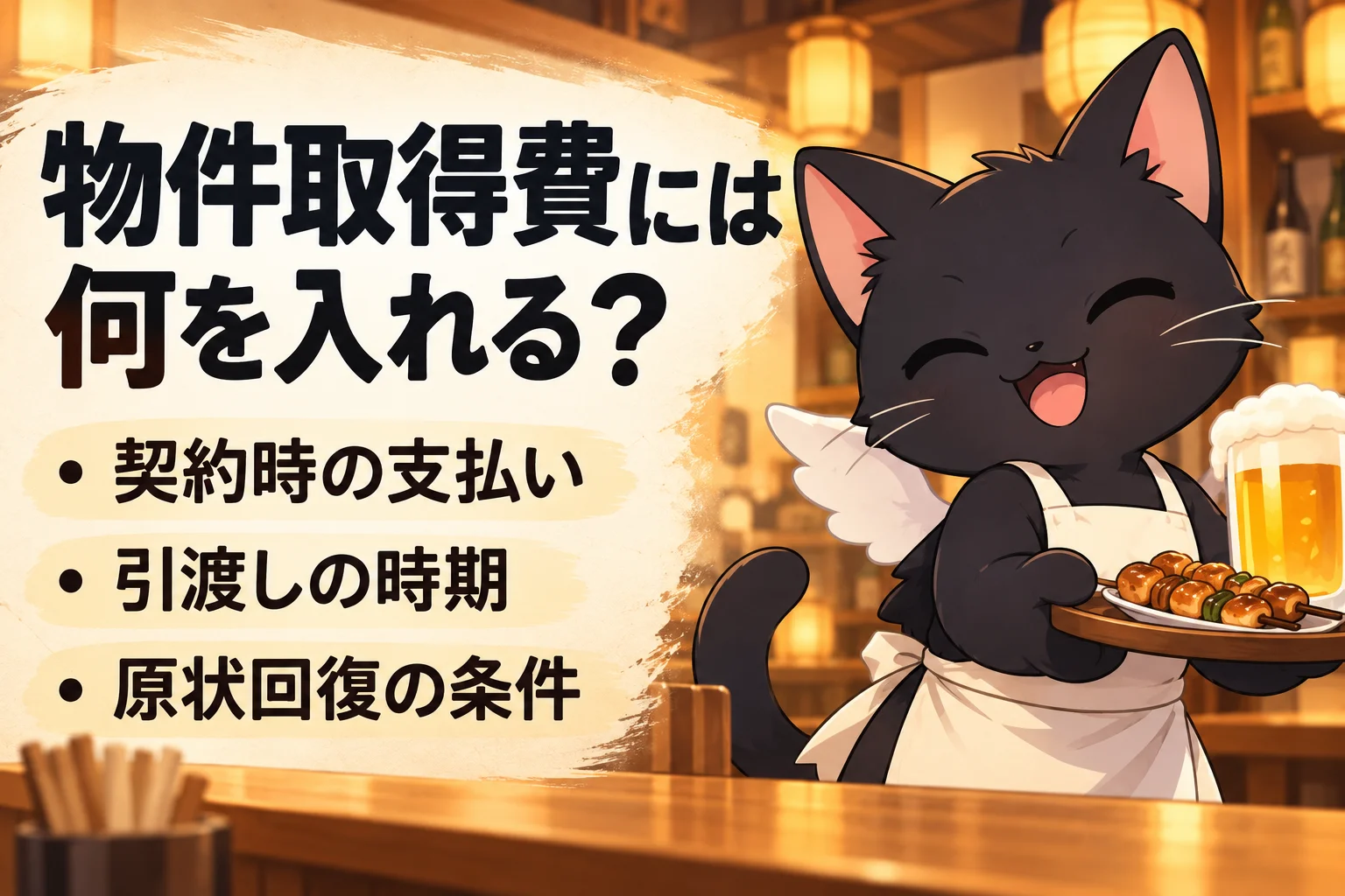 物件取得費には何を入れる？