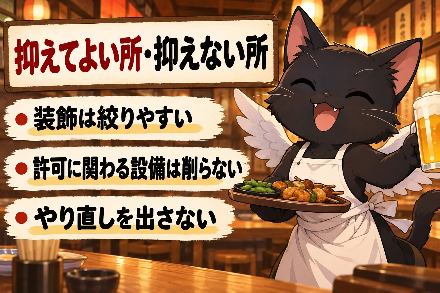 費用を抑えてよい所・抑えない所は？