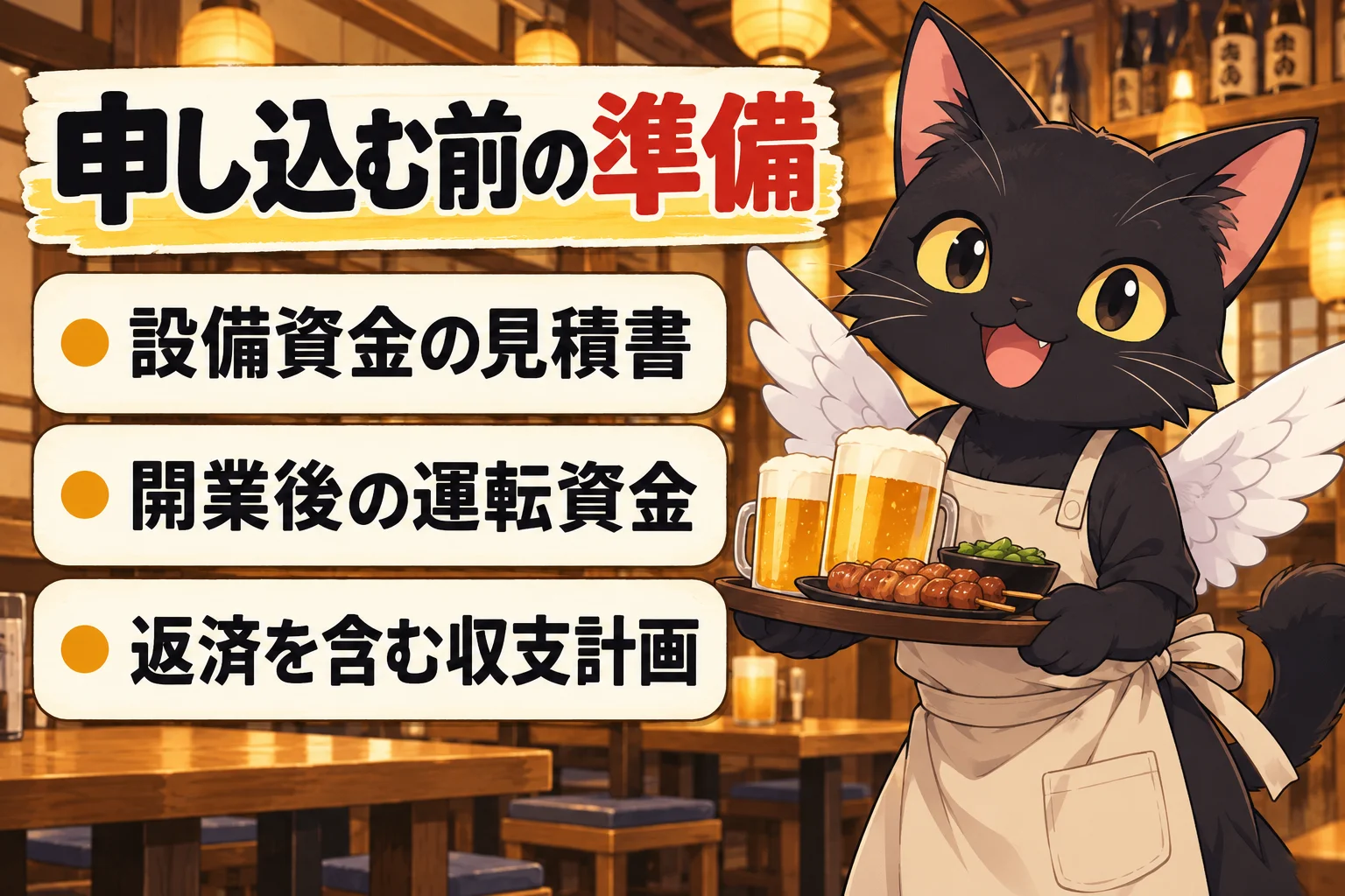 融資を申し込む前に何を準備すればいい？